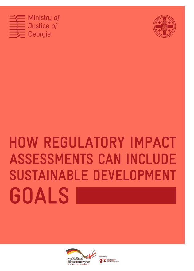 HOW REGULATORY IMPACT ASSESSMENTS CAN INCLUDE SUSTAINABLE DEVELOPMENT GOALS